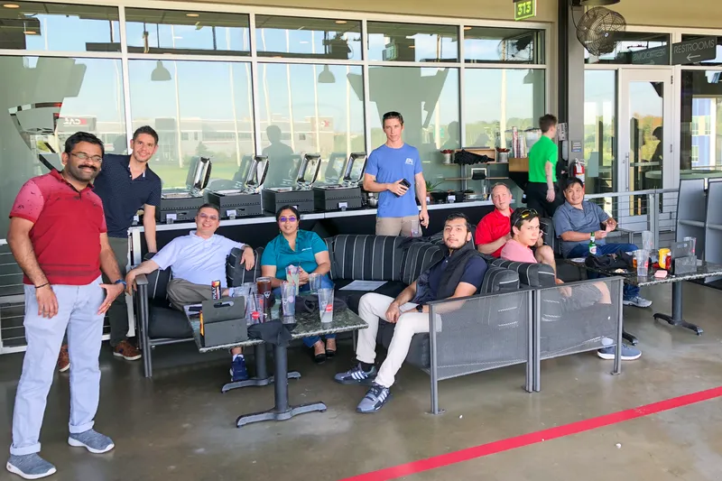EAI Technologies team at a company golf outing